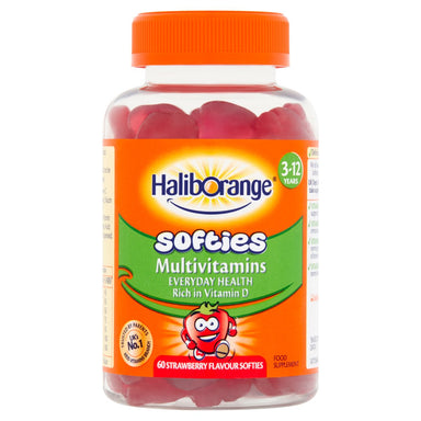 Haliborange Multivitamin Fruit Strawberry 60 Softies - Intamarque - Wholesale 5060216564814