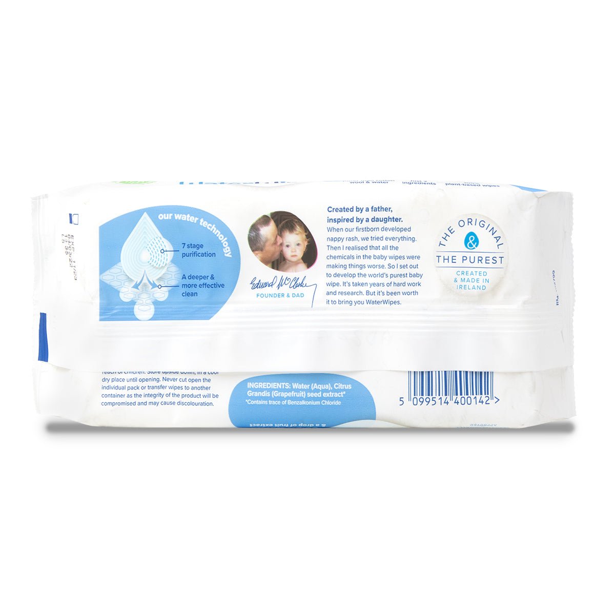 MacGill  WaterWipes® Baby Wipes, 60/pack