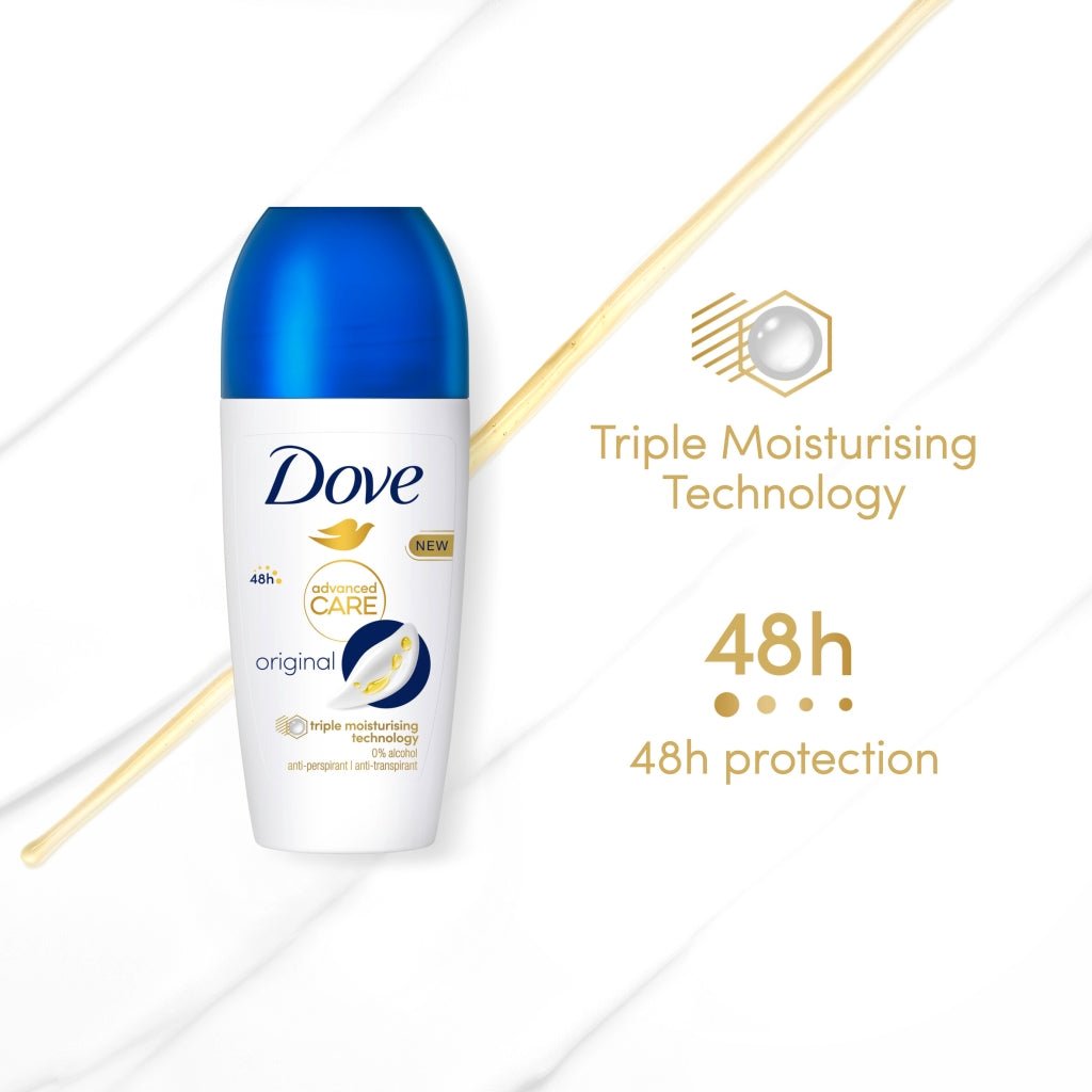 Dove Roll On Advanced Care 50ml Original - Intamarque - Wholesale 59095842
