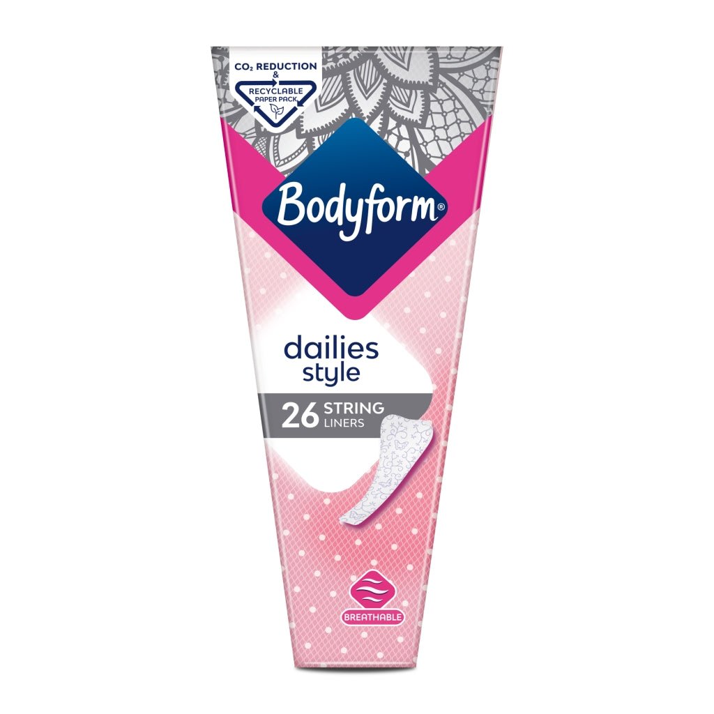 Bodyform Dailies String Panty Liners - Intamarque - Wholesale 7322542025307