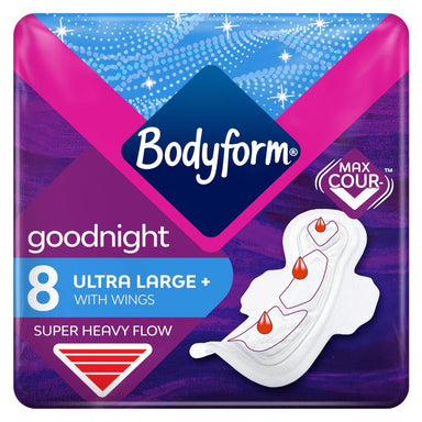 Bodyform Ultra Night with Wings 8s - Intamarque - Wholesale 7322542027981