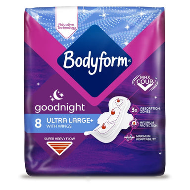 Bodyform Ultra Night with Wings 8s - Intamarque - Wholesale 7322542027981