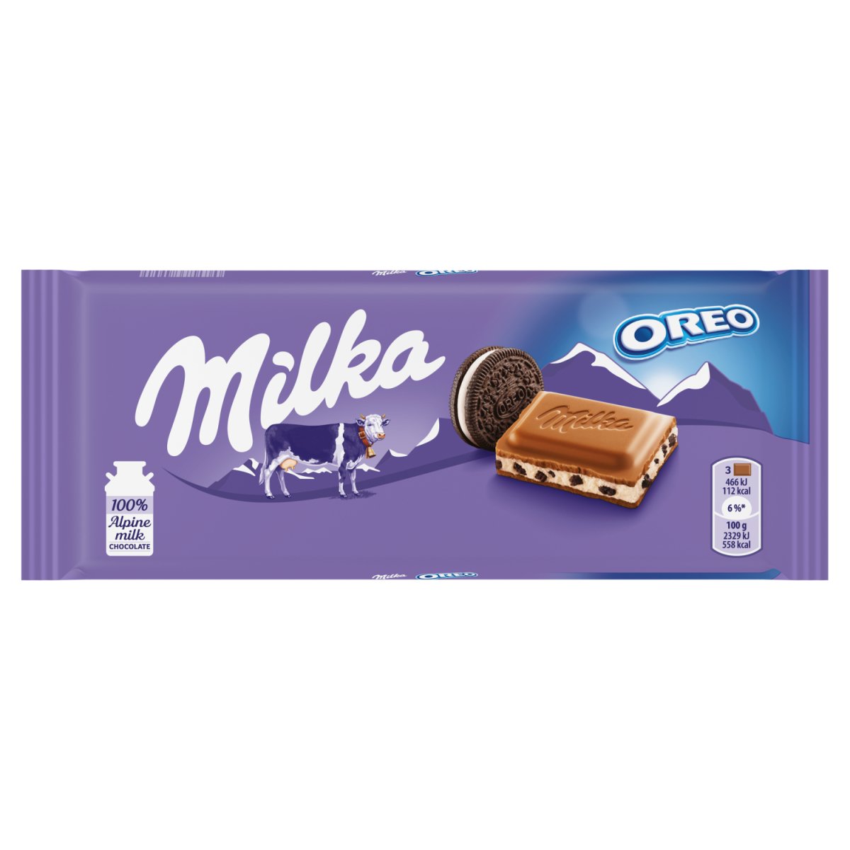 Milka with Oreo Cookies, 7622210078100