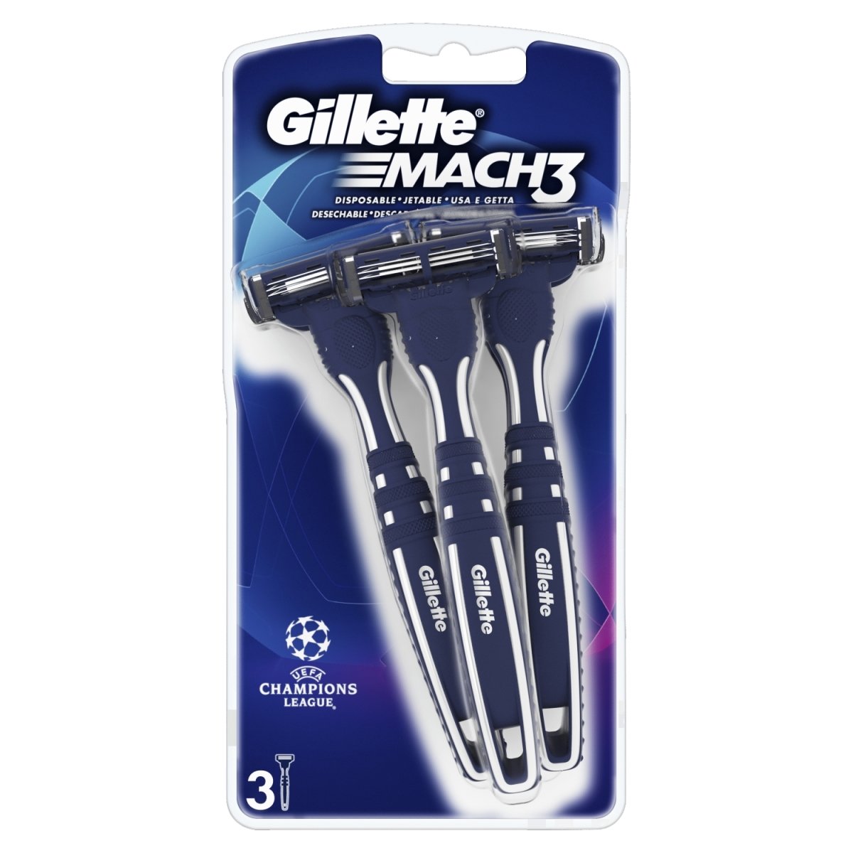 Gillette Mach 3 Disposable Razor - Intamarque 7702018943609