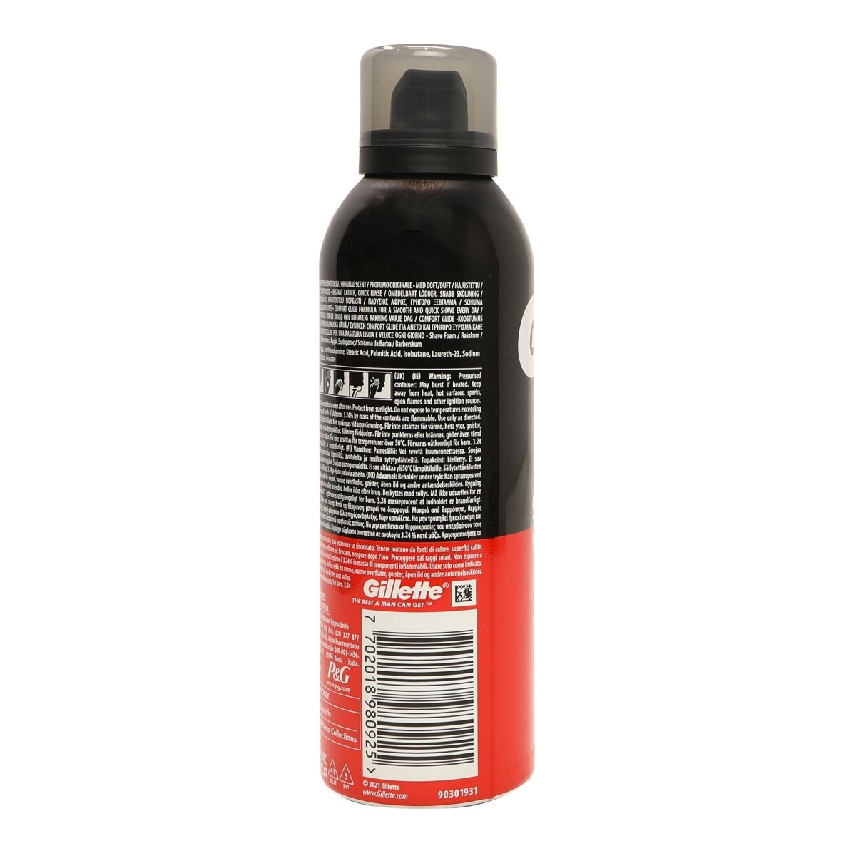 Gillette Shave Foam 200ml Regular - Intamarque - Wholesale 7702018980925