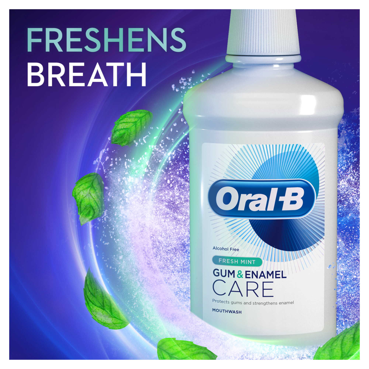 Oral B Mouthwash 500ml Gum & Enamel Repair