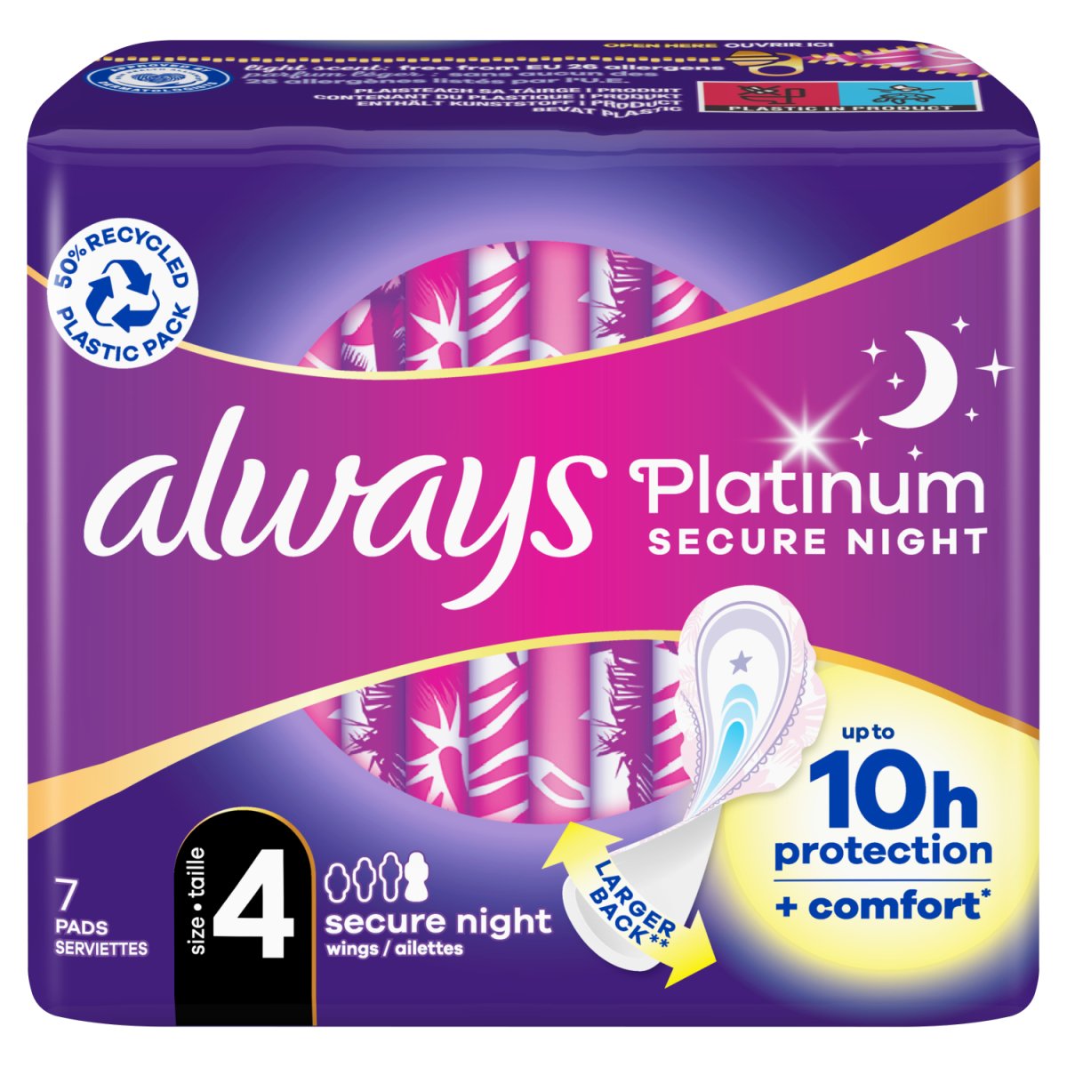 Always Platinum 7s Secure Night - Intamarque - Wholesale 8001090899163