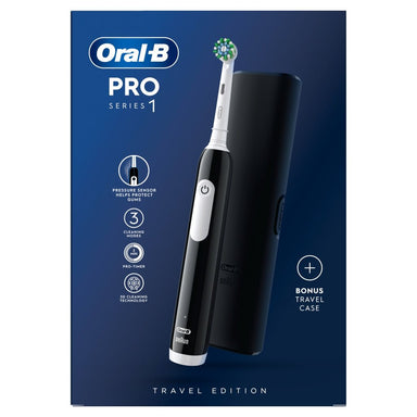 Oral B Pro Series 1 C/Action Blk+T/Case - Intamarque - Wholesale 8001090914057