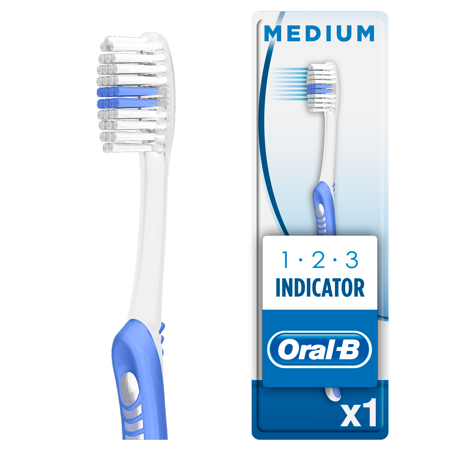 Oral B Toothbrush 123 Indicator Plus 35 Medium