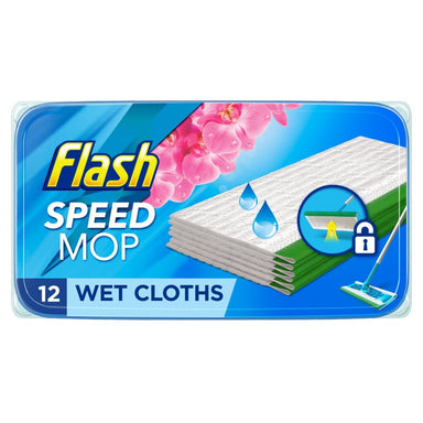Flash SpeedMop Refill Pads Wild Orchid 12ct - Intamarque - Wholesale 8001841190310