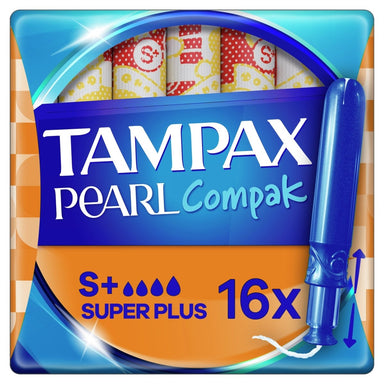 Tampax Compak Pearl 16s Super Plus - Intamarque 8001841536934