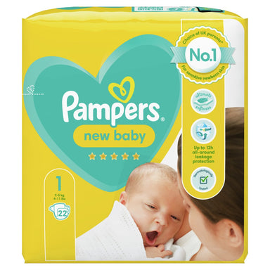 Pampers New Baby Taped Size 1 Carry Pack 22s - Intamarque - Wholesale 8001841859088