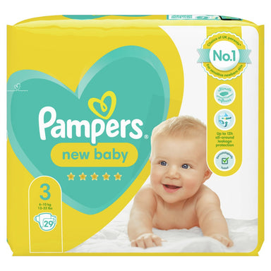 Pampers New Baby Taped Size 3 Carry Pack 29s - Intamarque - Wholesale 8001841859156