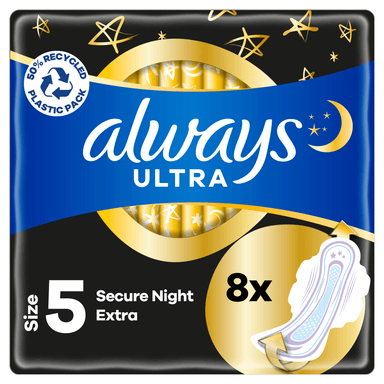 Always Ultra Secure Night 8s Extra - Intamarque 8001841941899