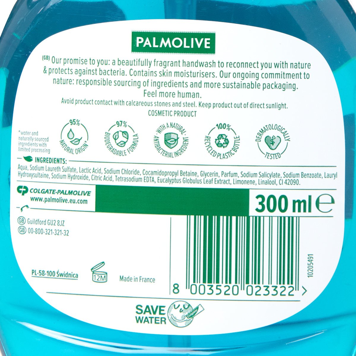 Palmolive Liquid Hand Soap Anti-Bacterial Fresh - Intamarque 8003520023322