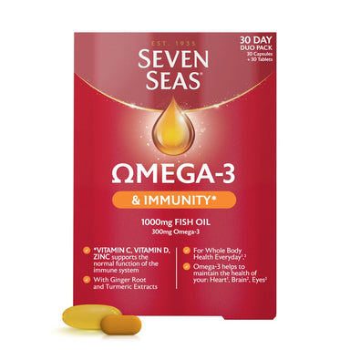 Seven Seas Omega-3 & Immunity 30+30 - Intamarque - Wholesale 8006540002247