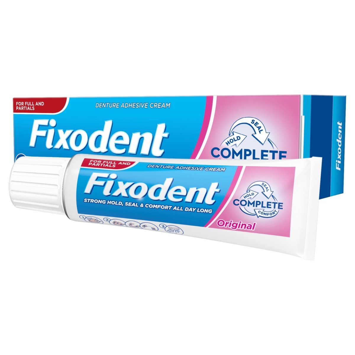 Fixodent Partials 0% Premium Denture Adhesive Microseal - Strong Hold –  British Pharmacare