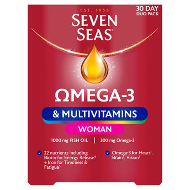 Seven Seas Omega3 + Mvts Wman 60S - Intamarque - Wholesale 8006540687383