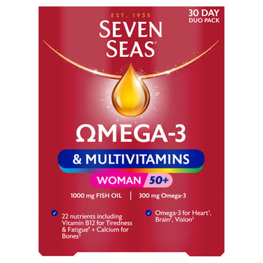 Seven Seas Omega3 + Mvts Wman 50+ 60S - Intamarque - Wholesale 8006540687413