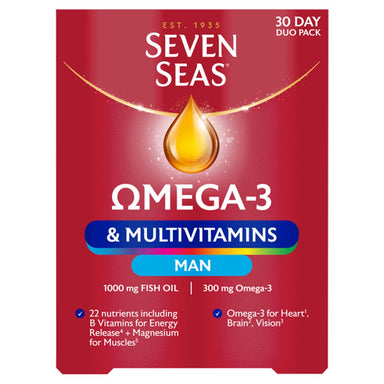 Seven Seas Omega3 + Mvts Man 60S - Intamarque - Wholesale 8006540687444