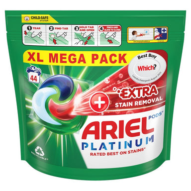 Ariel Platinum + Stain Remover Pods 44w - Intamarque - Wholesale 8006540899434