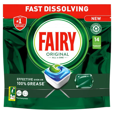 Fairy All In One Original Dishwasher Tablets 14s - Intamarque - Wholesale 8006540910764