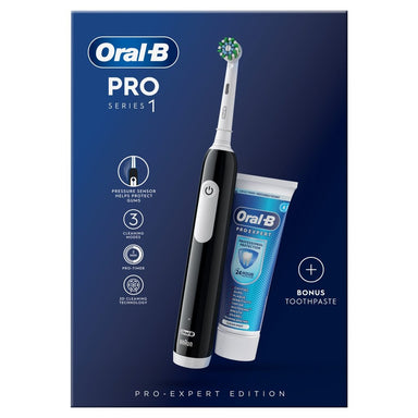 Oral B Pro Series 1 C/Action Blk+T/Paste - Intamarque - Wholesale 8700216024174