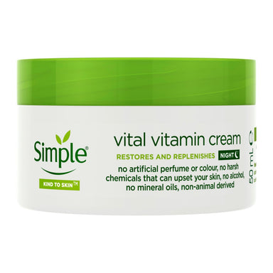 Simple Vital Vitamin Night Cream - Intamarque - Wholesale 8710447485552