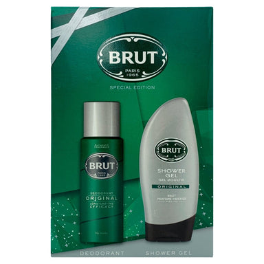 Brut Gift Set 200ml Deo & 250ml Shower Gel Original - Intamarque 8710522511312