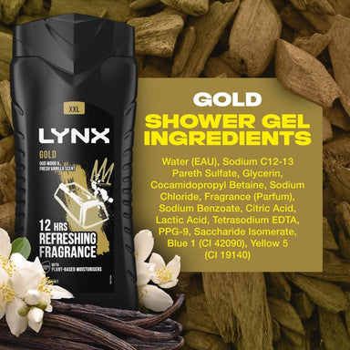 Lynx Shower Gel Gold - Intamarque 8710847925108