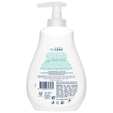 Dove Baby Head-Toe Wash Sensitive Moisture- Export - Intamarque - Wholesale 8710908657535