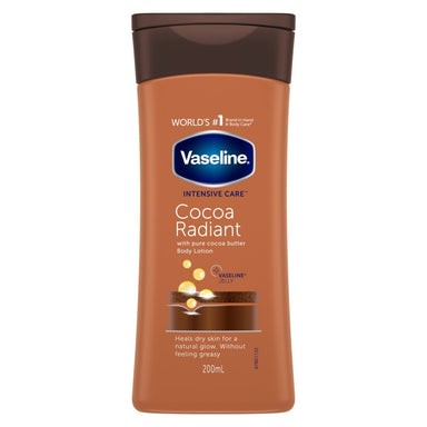 Vaseline 200ml Lotion Cocoa Radiant - Export - Intamarque 8712561483094