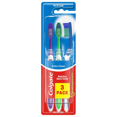 Colgate Toothbrush Extra Clean Triple Pack - Intamarque 8714789365152