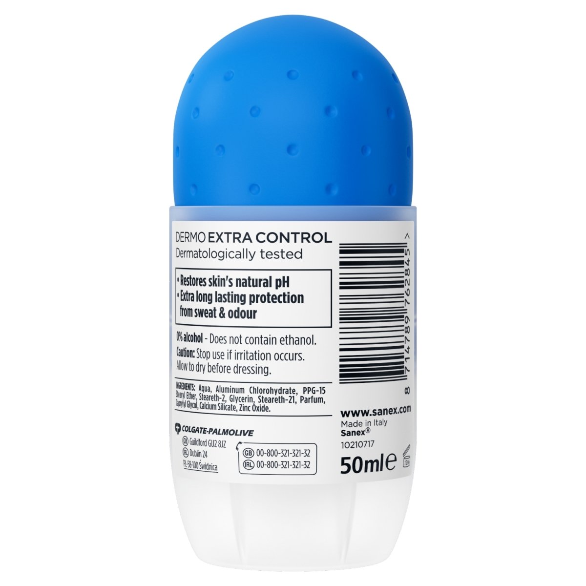 Sanex Deodorant Roll On Extra Control - Intamarque 8714789762845
