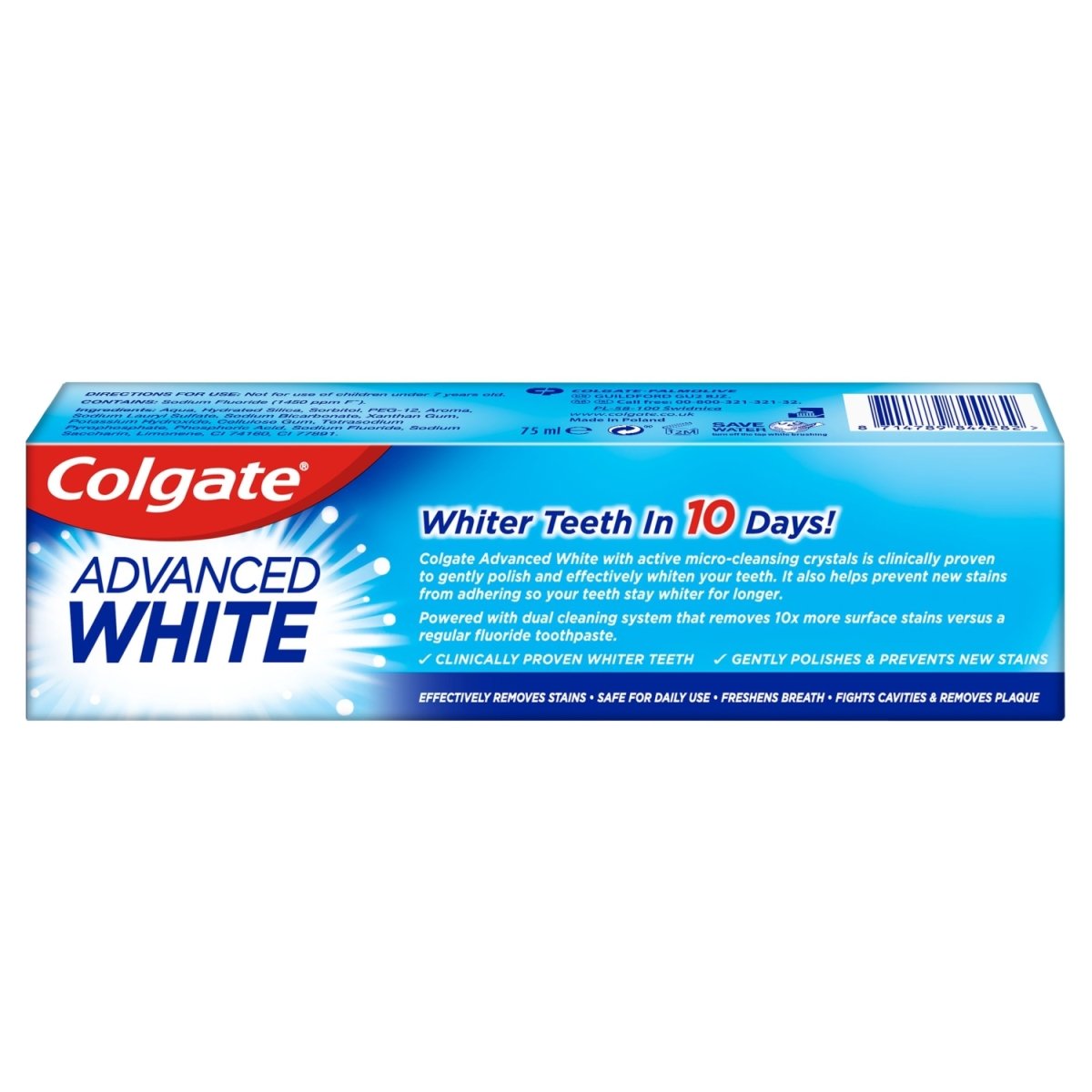 Colgate Max White Toothpaste With Whitening Crystals 100ml x 6 or
