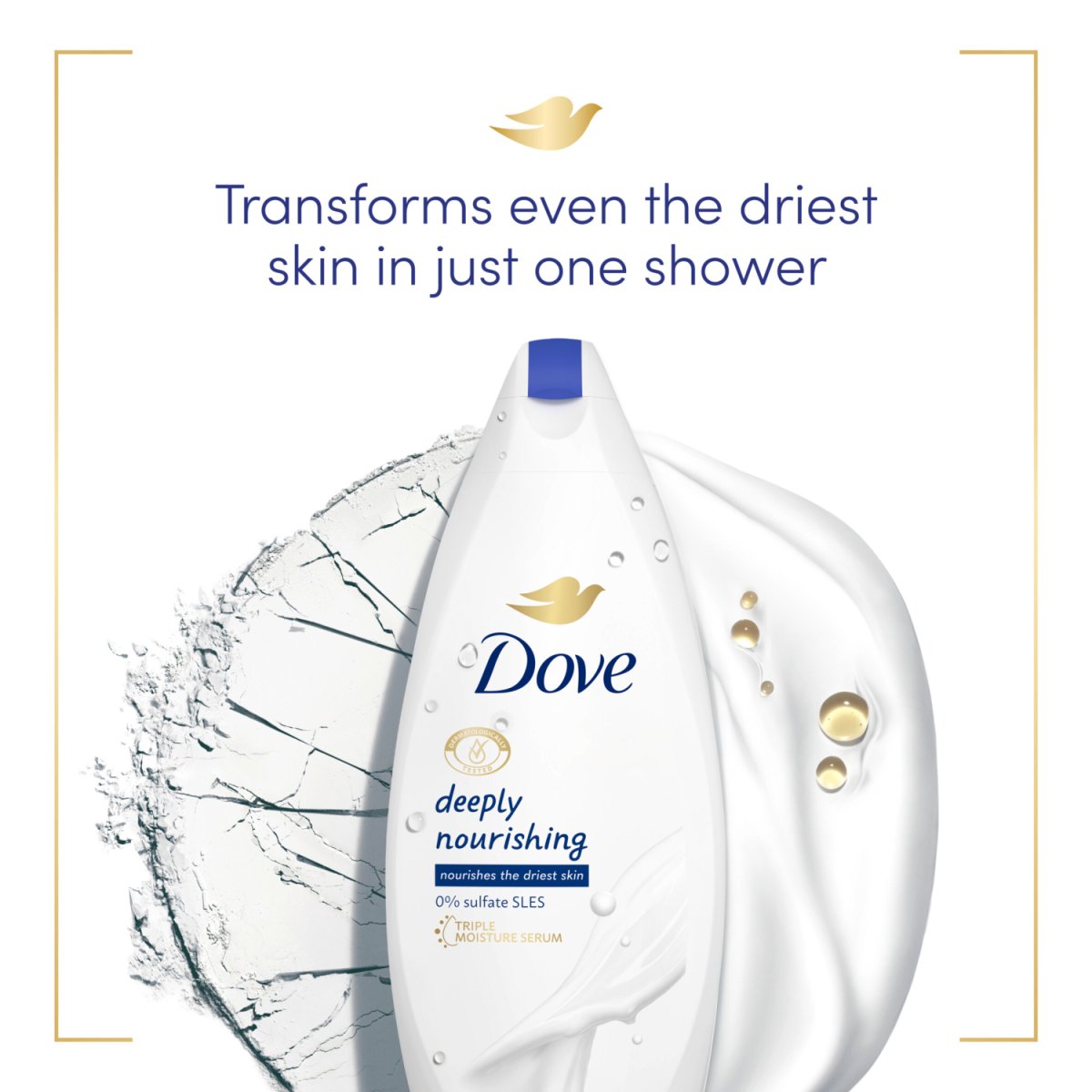 Dove Body Wash 450ml Deeply Nourishing - Intamarque - Wholesale 8717163742815