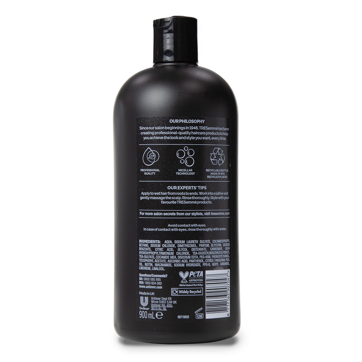 Tresemme 900ml Shampoo Cleanse & Replenish 2 in 1 - Intamarque 8717163907047