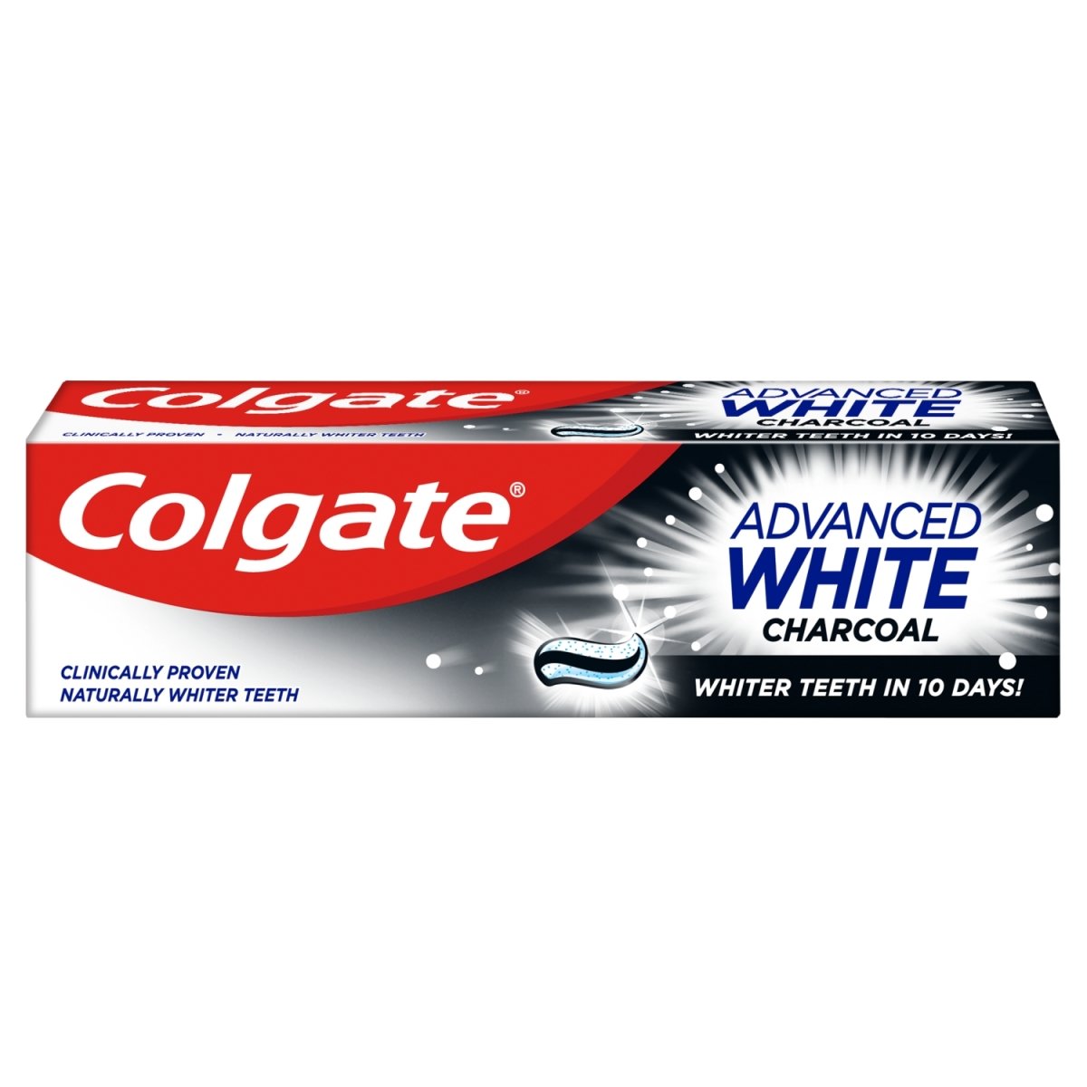 Colgate Toothpaste Advanced Whitening Charcoal - Intamarque 8718951253889
