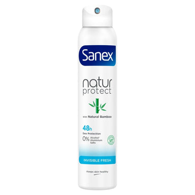 Sanex Deodorant Bamboo Invisible Fresh 200ml - Intamarque 8718951320987
