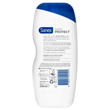 Sanex Shower Gel Skin Protect Gentle Clean - Intamarque 8718951540101