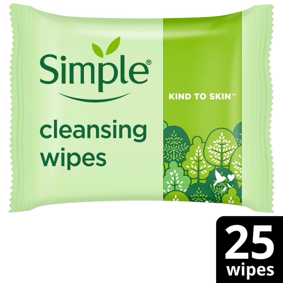 Simple Cleansing Face Wipes new biodegradable pack - Intamarque 8720181209444