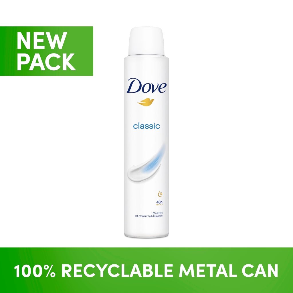 Dove Women Antiperspirant 48hr Deodorant 200ml Classic - Intamarque - Wholesale 8720181287831