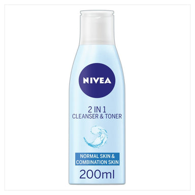 Nivea Visage 2in1 Cleanser & Toner 200ml Refreshing - Intamarque - Wholesale
