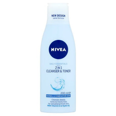 Nivea Visage 2in1 Cleanser & Toner 200ml Refreshing - Intamarque - Wholesale